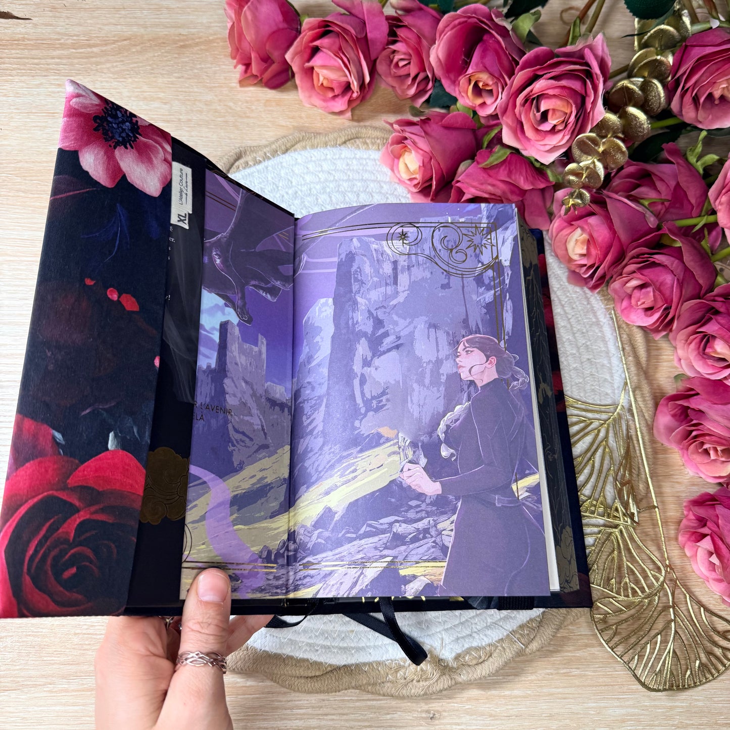 Couvre-livre - Rosalina