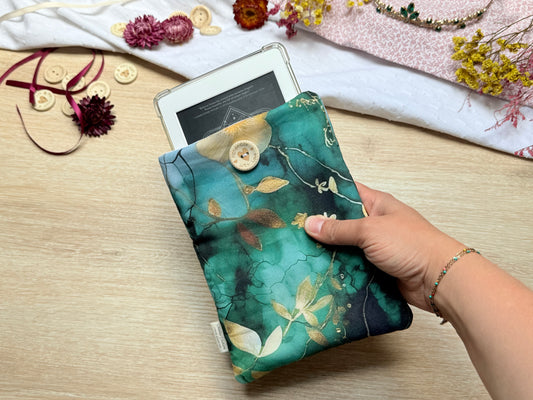 Pochette à Liseuse - Golden Flower