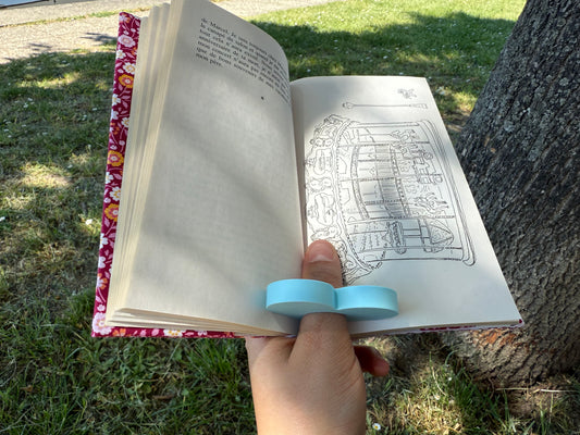 Bague de Lecture - Coeur bleu