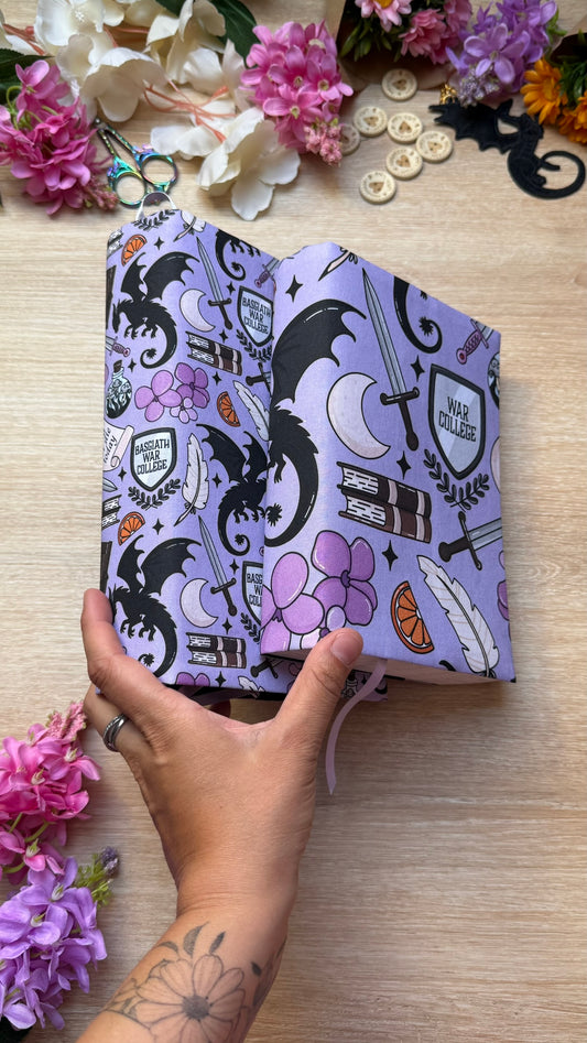 Couvre-livre - Violet