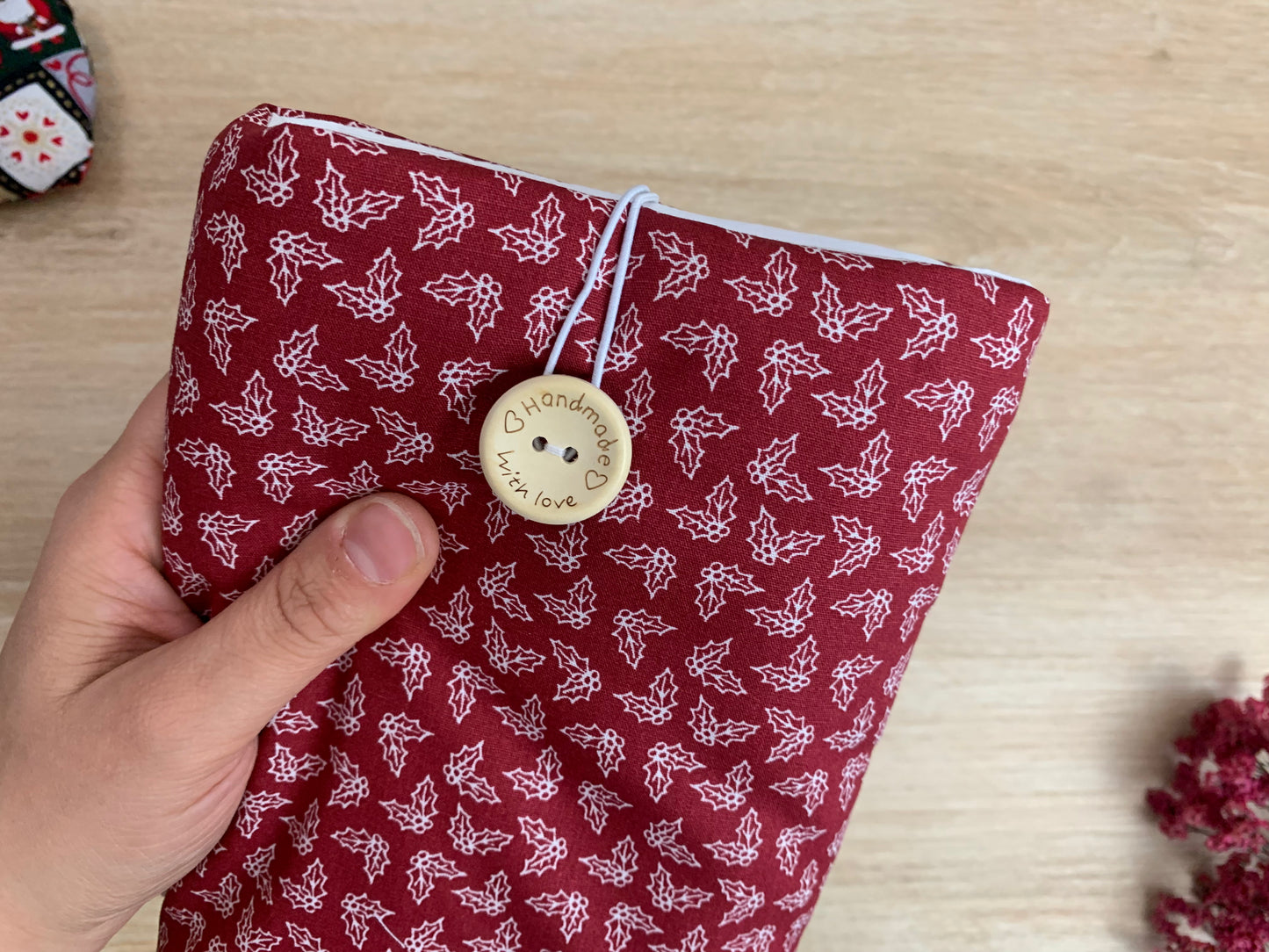 Pochette à livre - Houx