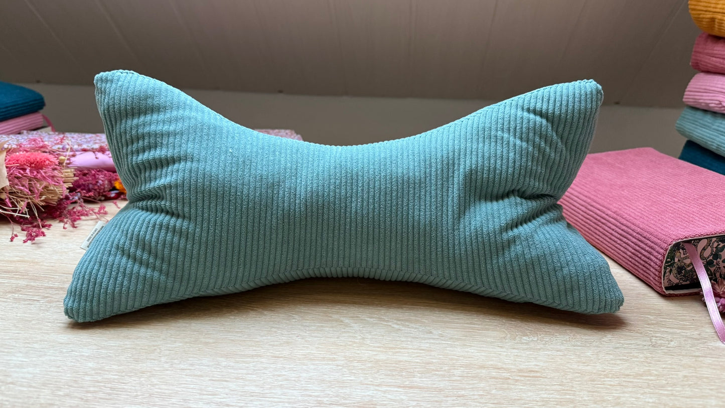 Coussin de Lecture - Velours Jade