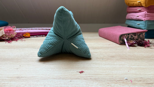 Coussin de Lecture - Velours Jade