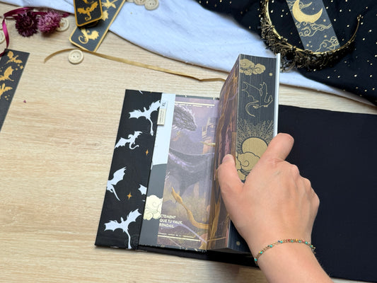 Couvre-livre - Dragonnière