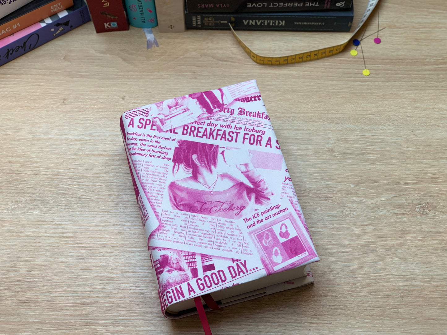 Couvre-livre - Pink Paper