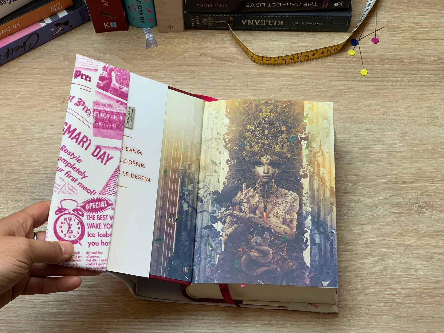 Couvre-livre - Pink Paper