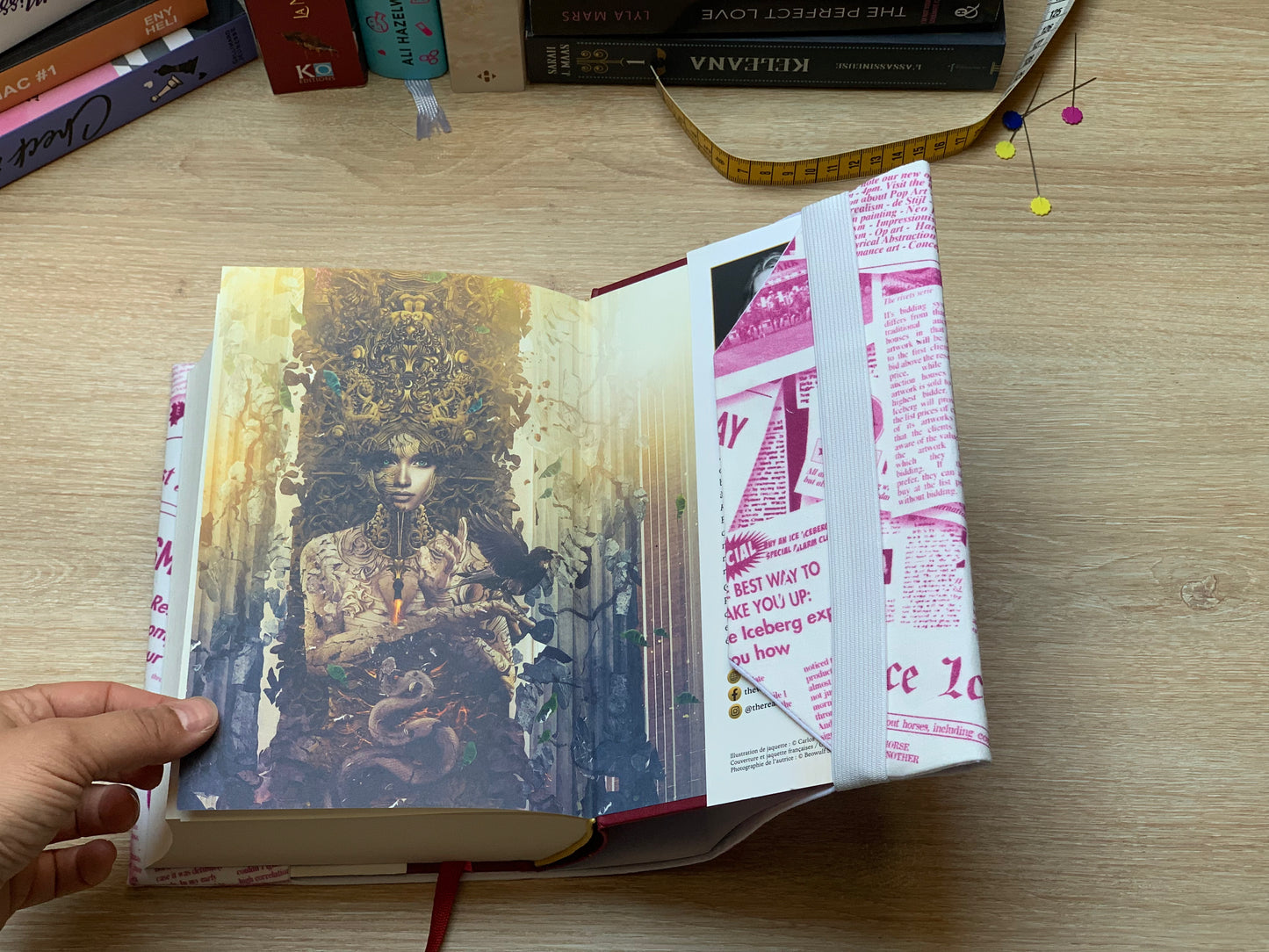 Couvre-livre - Pink Paper