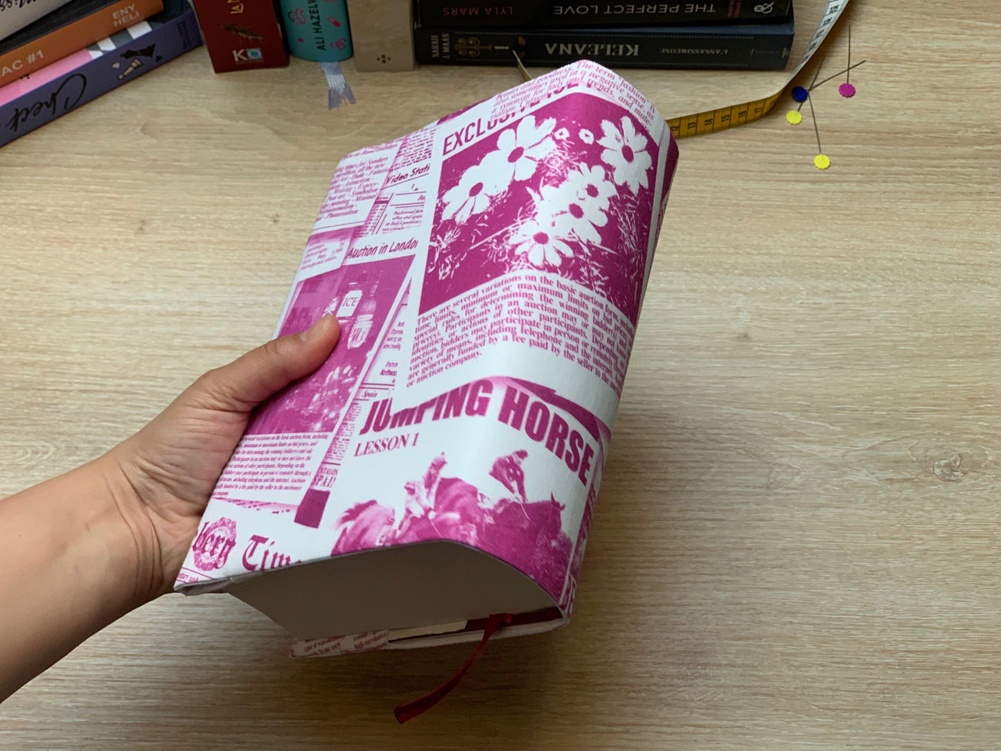 Couvre-livre - Pink Paper