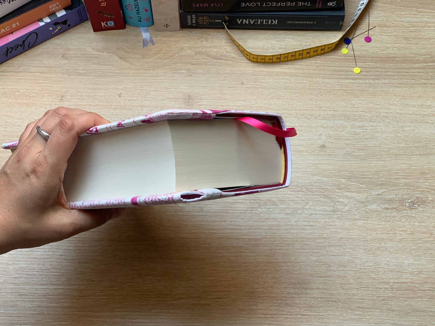 Couvre-livre - Pink Paper