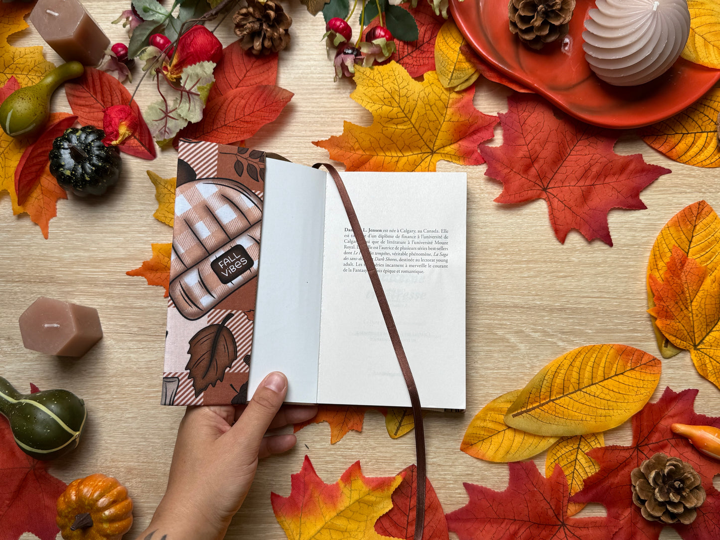 Couvre-livre - Welcome Fall