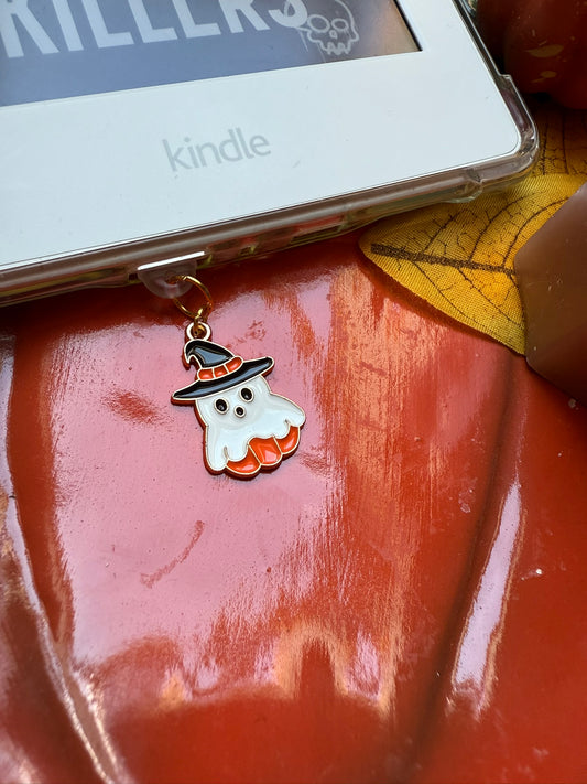 Bouchon anti-poussière - Fantôme & Citrouille