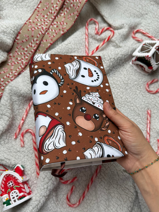 Couvre-livre - Chocolat Chaud