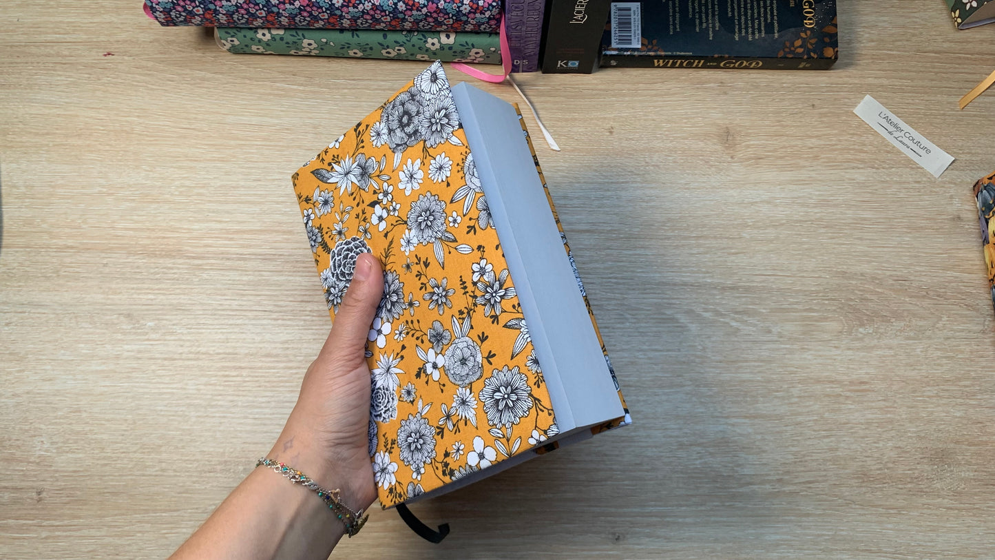 Couvre-livre - Camélia