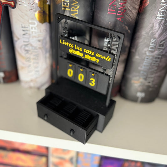 Le Compteur de Livres – TEXTE Personnalisé - Suivi de Lecture