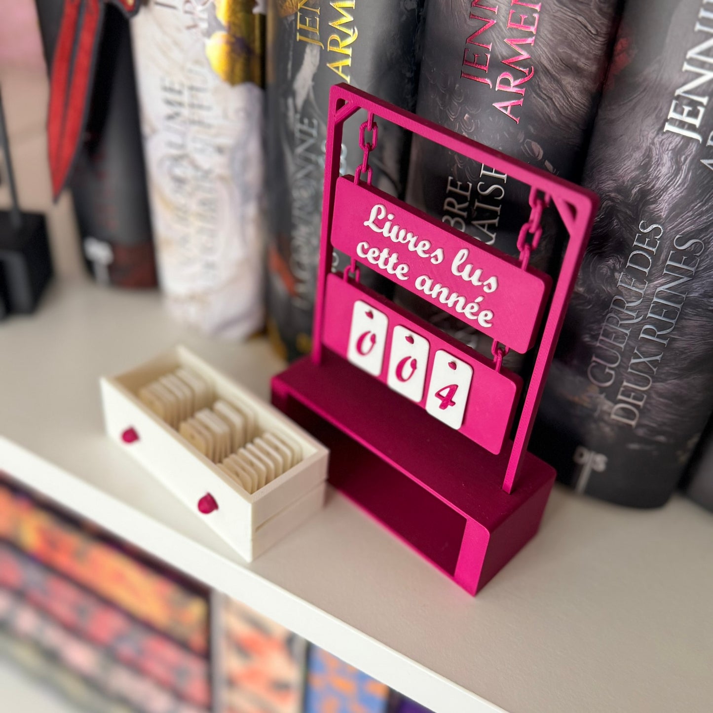 Le Compteur de Livres – TEXTE Personnalisé - Suivi de Lecture