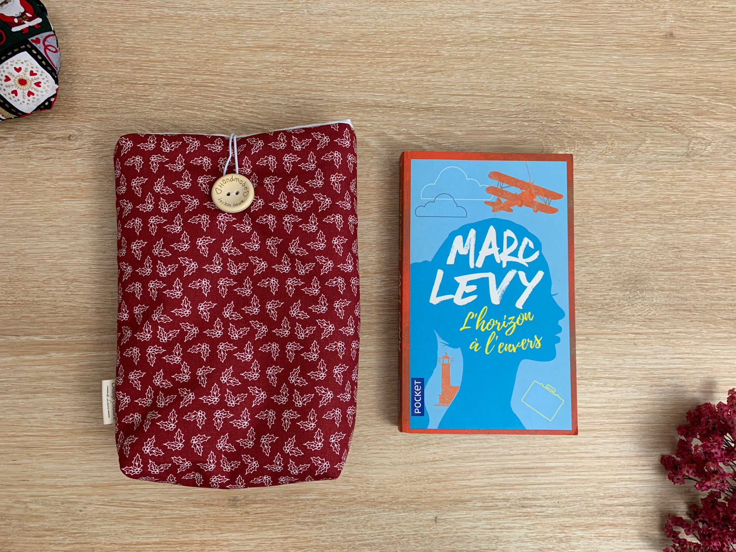 Pochette à livre - Houx
