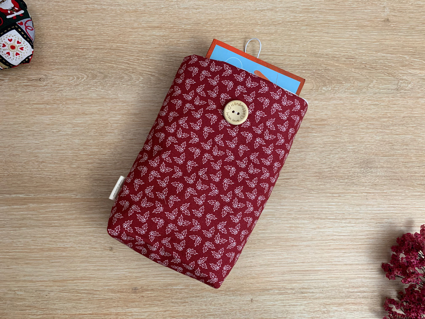 Pochette à livre - Houx