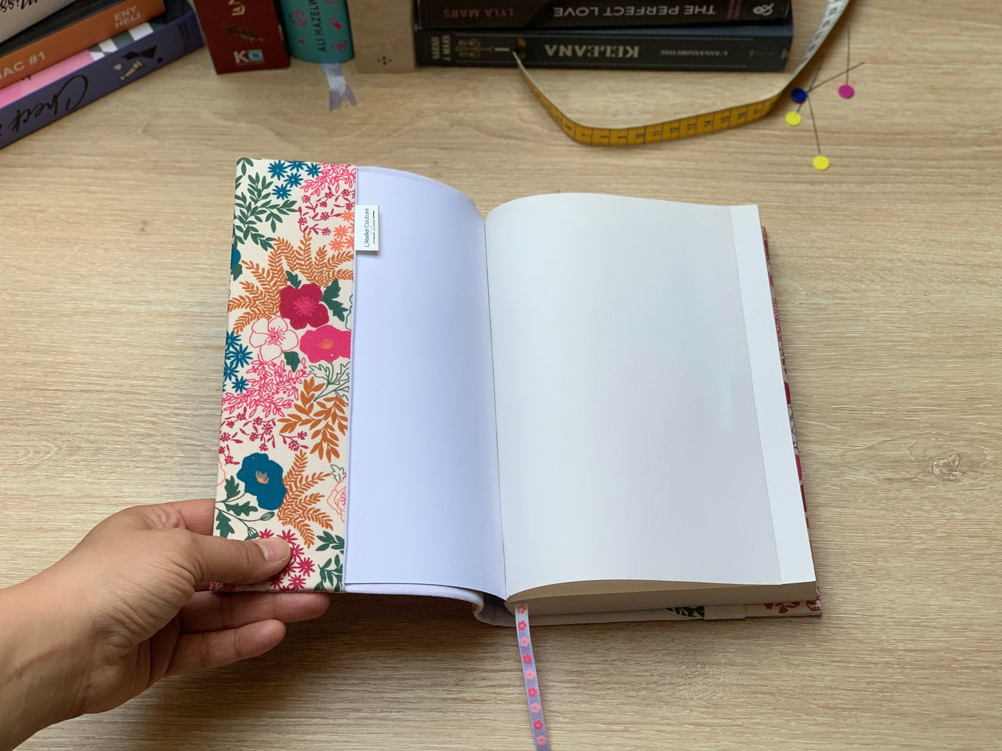 Couvre-livre - Jardin en fleur
