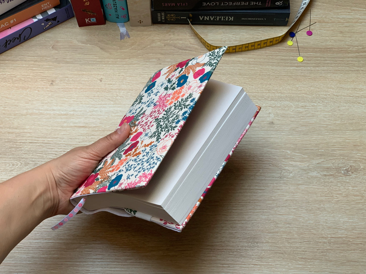 Couvre-livre - Jardin en fleur