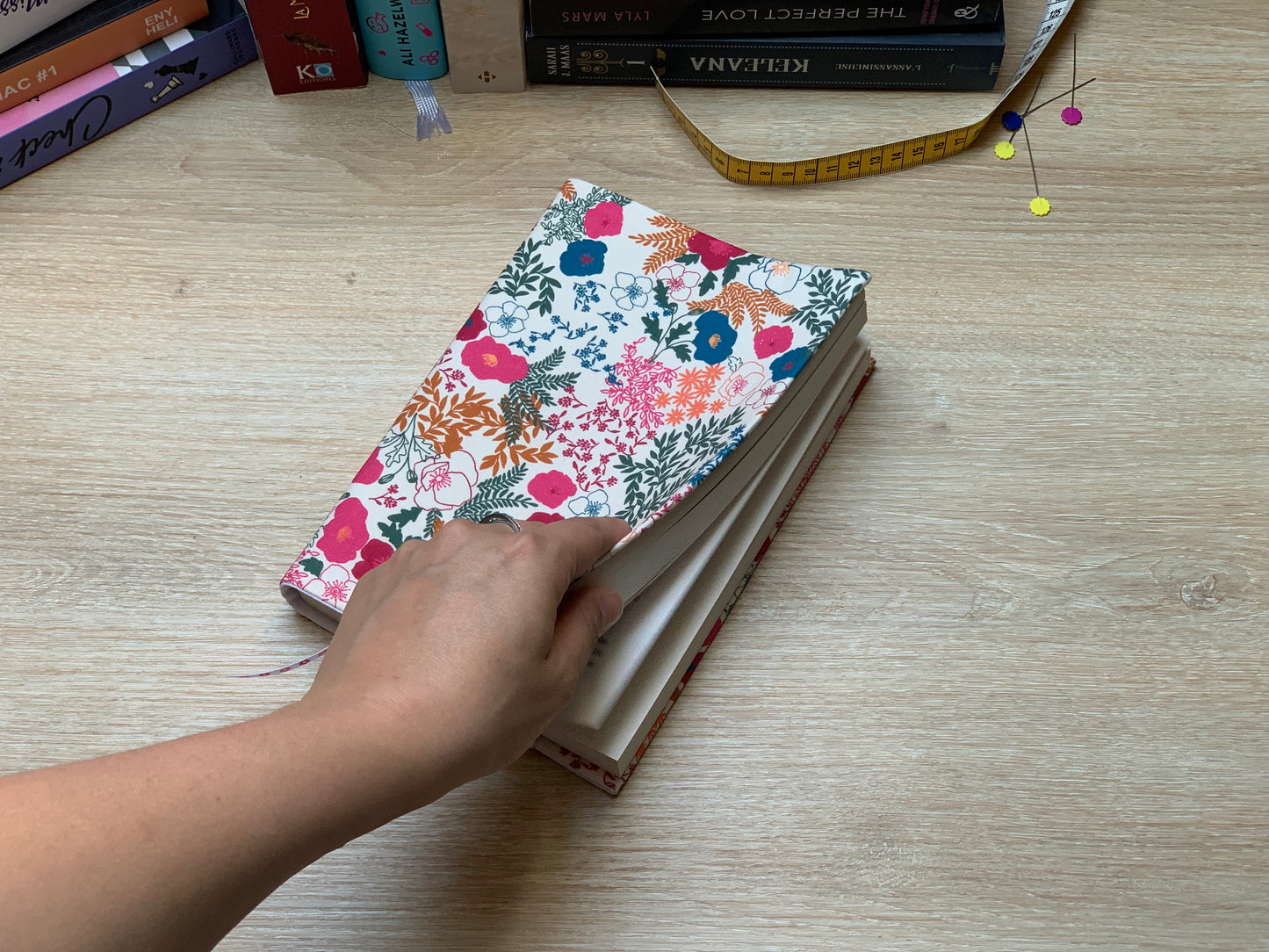 Couvre-livre - Jardin en fleur