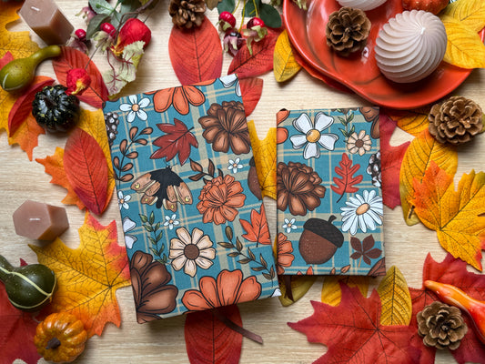 Couvre-livre - Fleur d'Automne