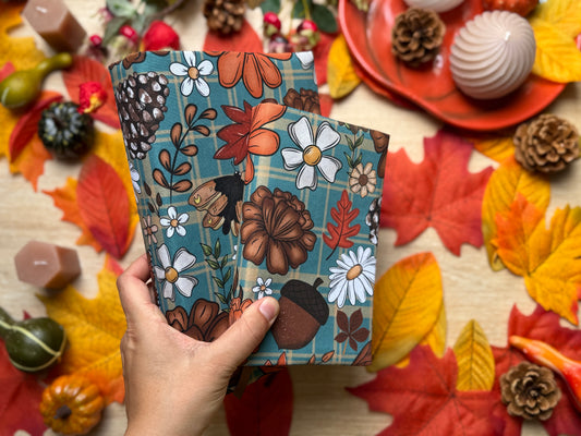 Couvre-livre - Fleur d'Automne