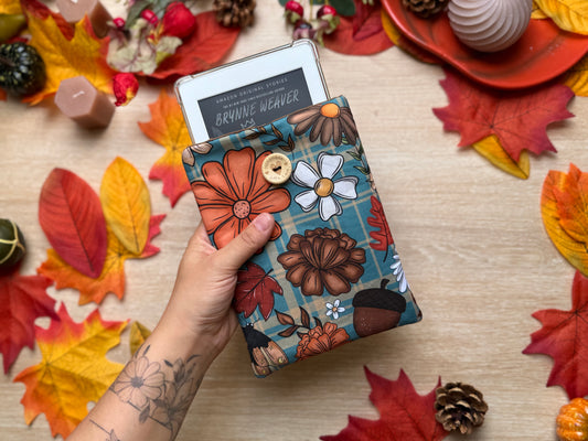 Pochette à Liseuse - Fleur d'Automne