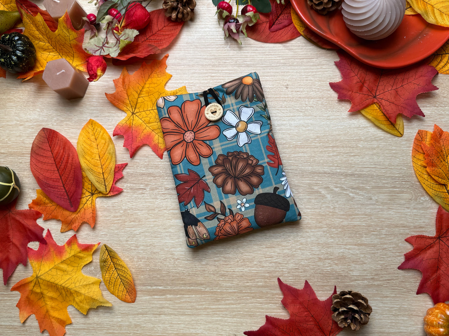 Pochette à Liseuse - Fleur d'Automne