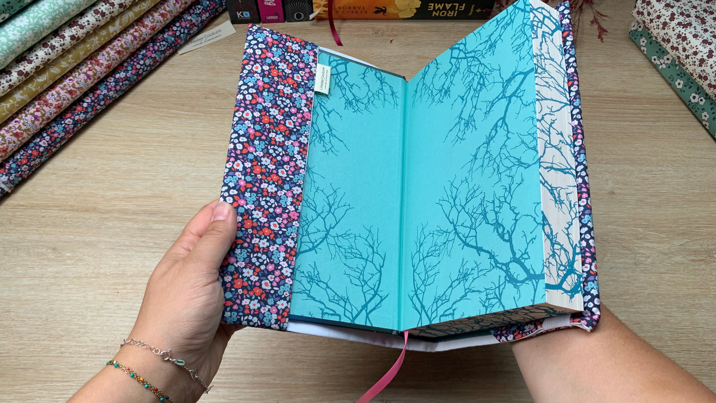 Couvre-livre - Violette