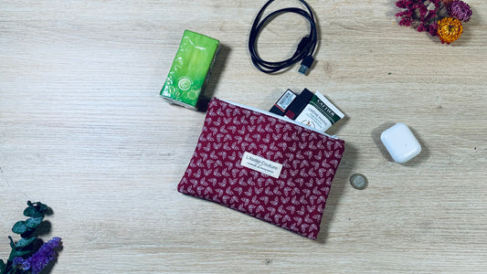 Pochette zippée - Houx